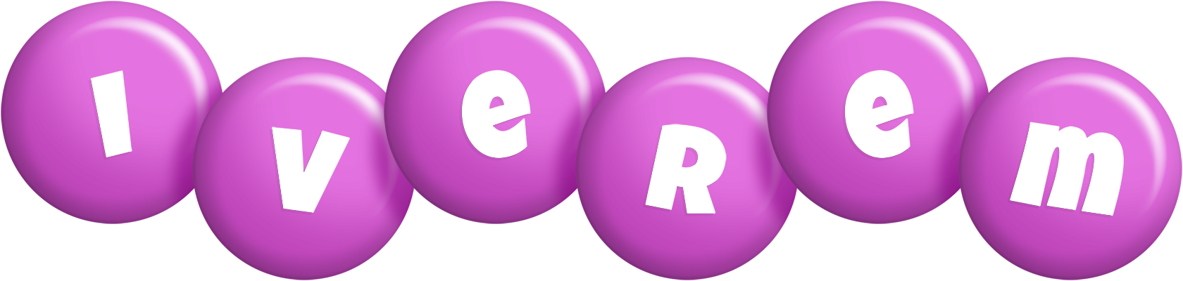 Iverem candy-purple logo