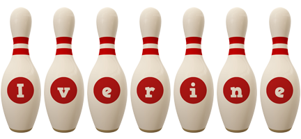 Iverine bowling-pin logo