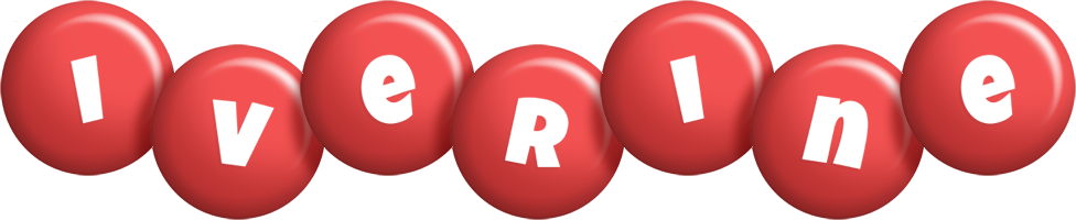 Iverine candy-red logo