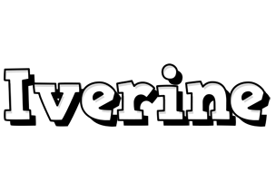 Iverine snowing logo