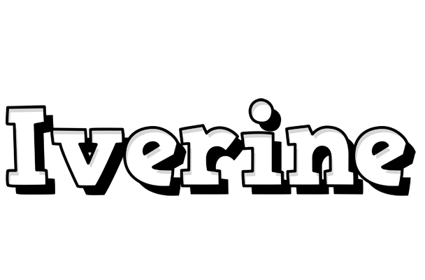 Iverine snowing logo