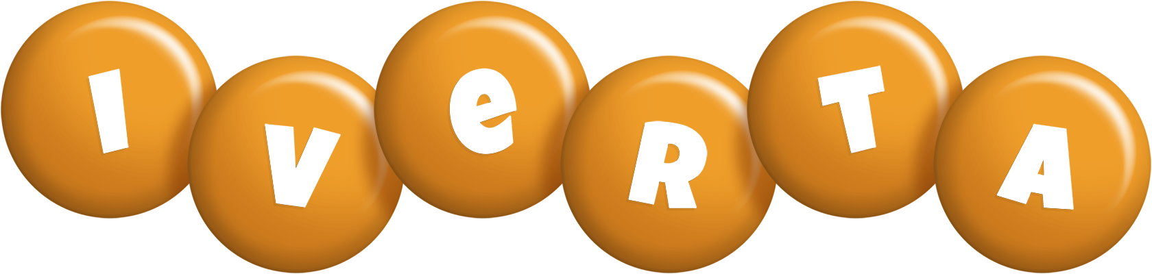 Iverta candy-orange logo