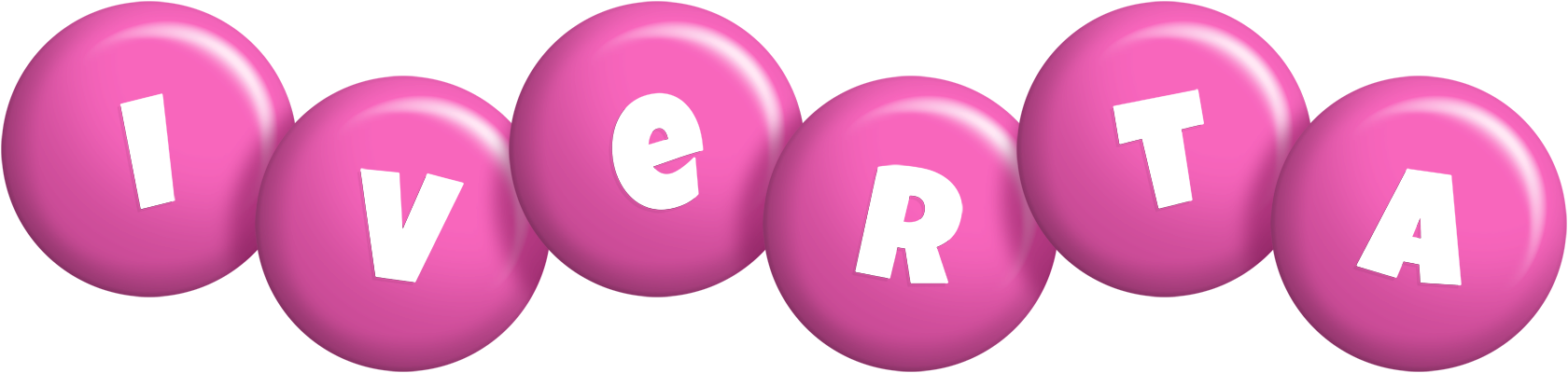 Iverta candy-pink logo