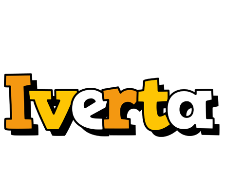 Iverta cartoon logo