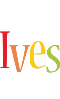 Ives birthday logo