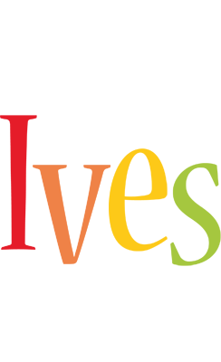 Ives birthday logo
