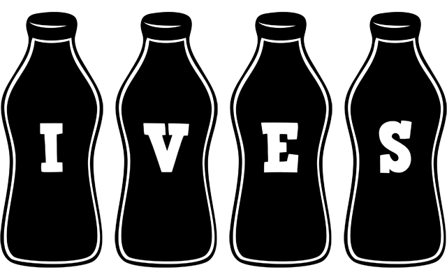 Ives bottle logo