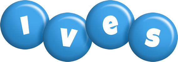 Ives candy-blue logo