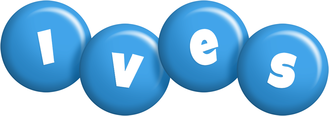 Ives candy-blue logo