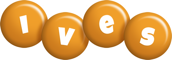 Ives candy-orange logo