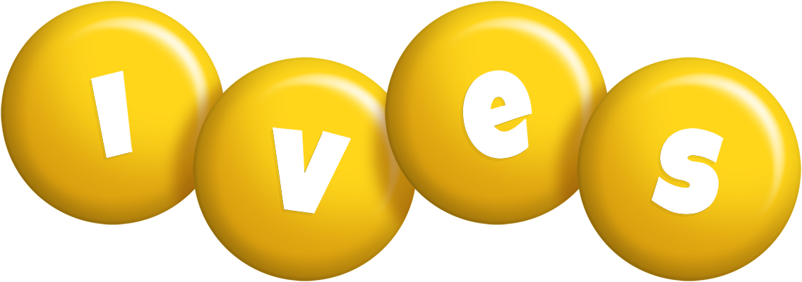 Ives candy-yellow logo