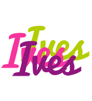 Ives flowers logo