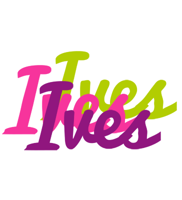 Ives flowers logo