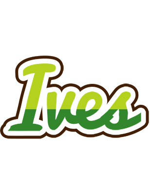 Ives golfing logo