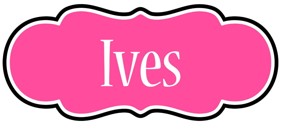 Ives invitation logo