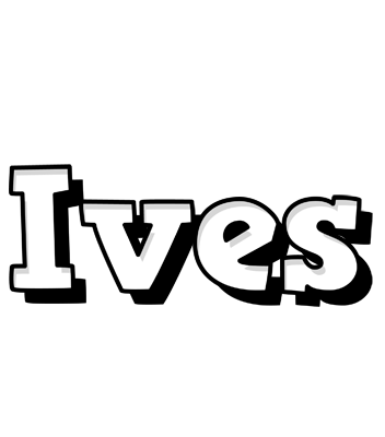 Ives snowing logo