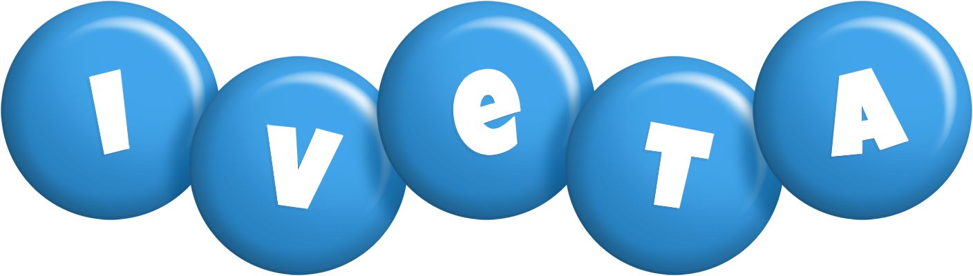 Iveta candy-blue logo