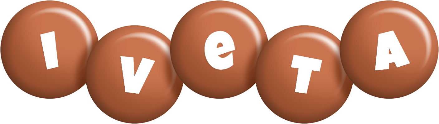 Iveta candy-brown logo