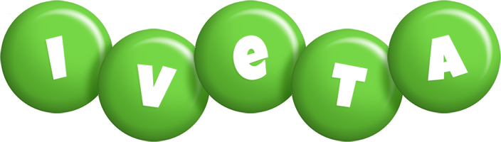 Iveta candy-green logo