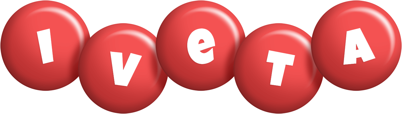 Iveta candy-red logo