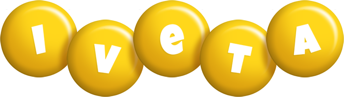 Iveta candy-yellow logo