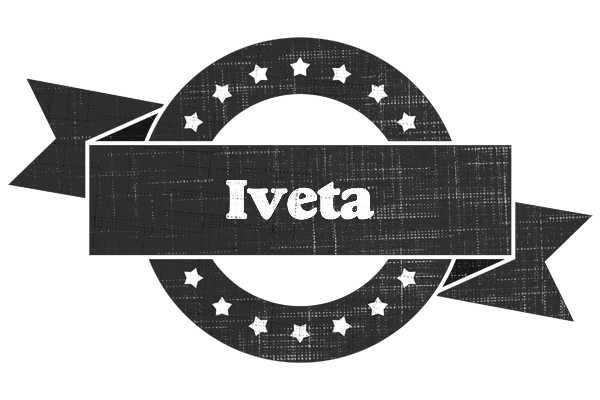 Iveta grunge logo