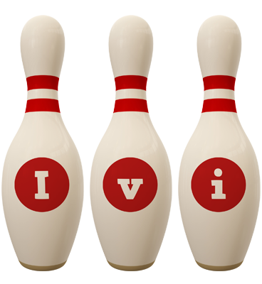 Ivi bowling-pin logo