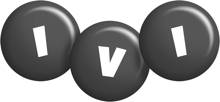Ivi candy-black logo