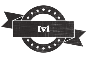 Ivi grunge logo
