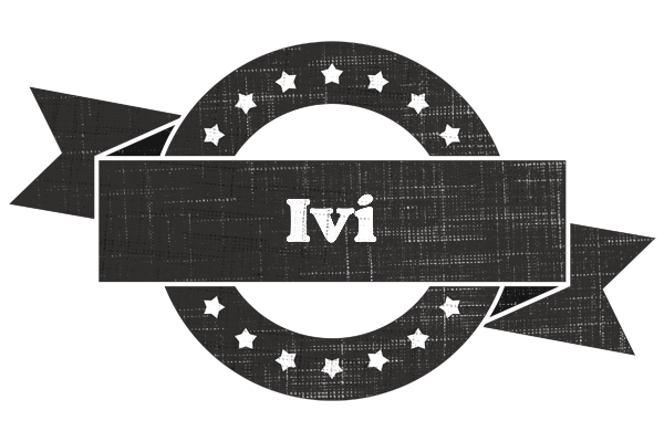 Ivi grunge logo