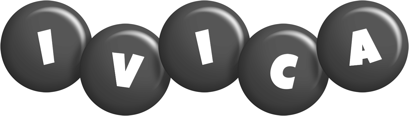 Ivica candy-black logo