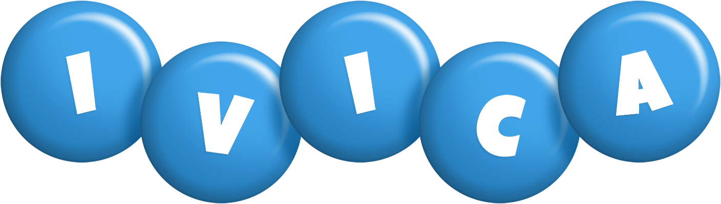 Ivica candy-blue logo
