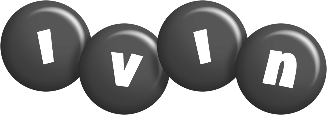 Ivin candy-black logo