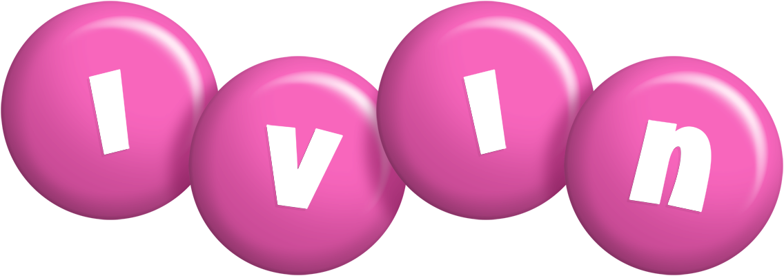 Ivin candy-pink logo