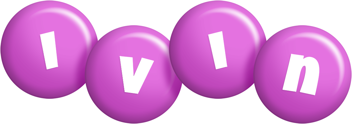 Ivin candy-purple logo