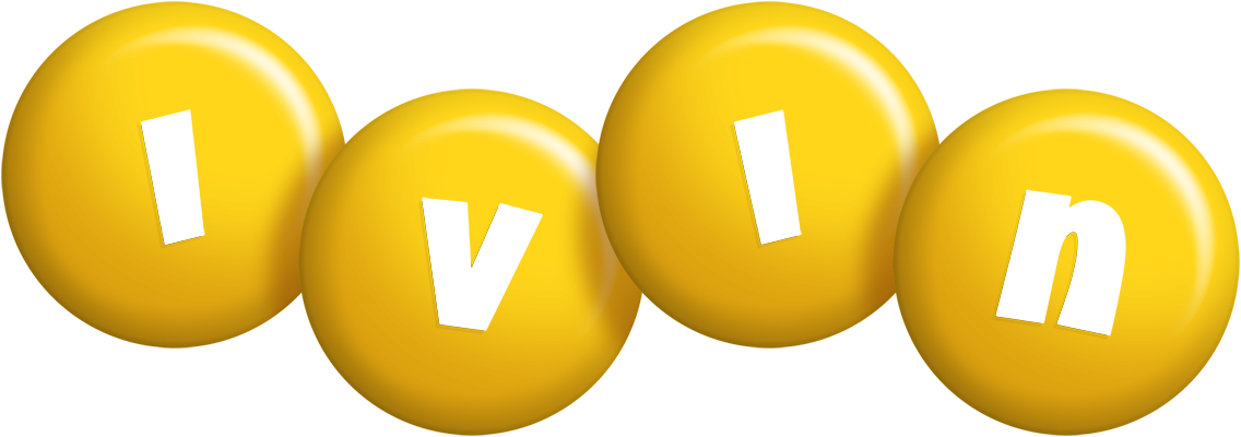 Ivin candy-yellow logo