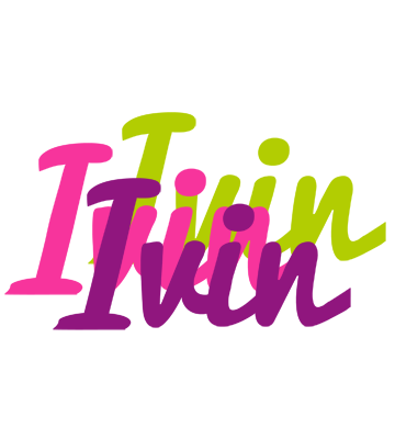 Ivin flowers logo