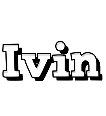 Ivin snowing logo