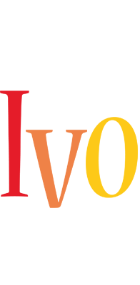 Ivo birthday logo