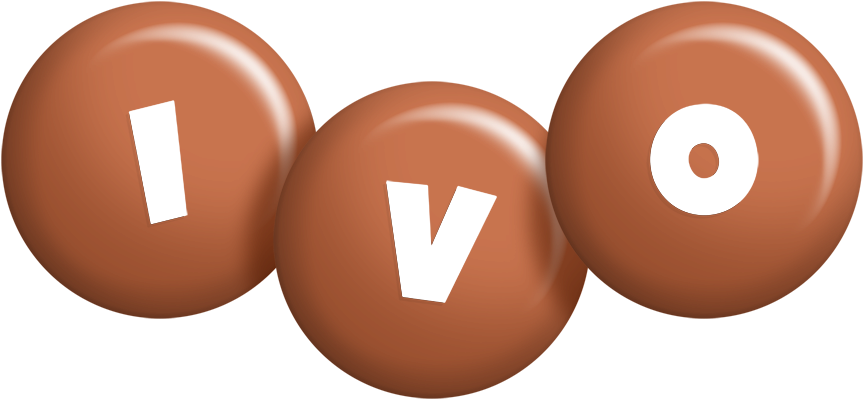 Ivo candy-brown logo