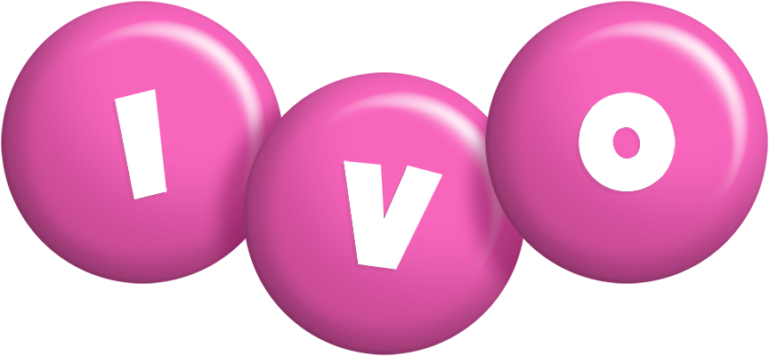 Ivo candy-pink logo