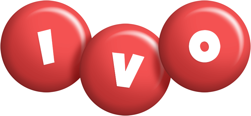 Ivo candy-red logo