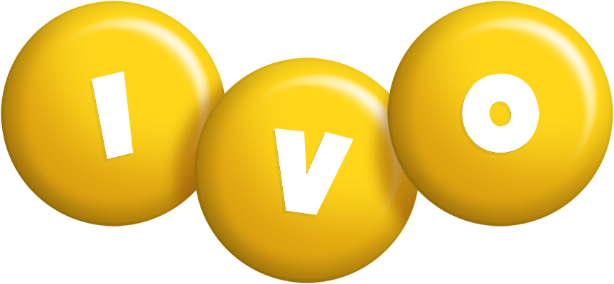 Ivo candy-yellow logo