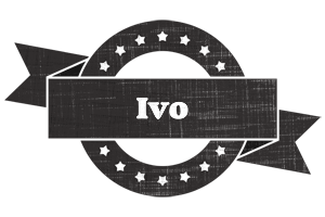 Ivo grunge logo