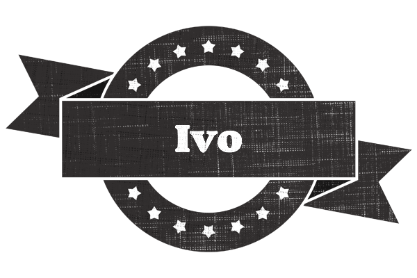Ivo grunge logo