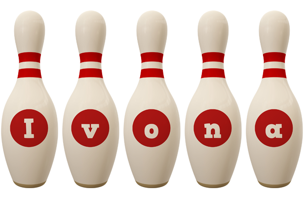 Ivona bowling-pin logo