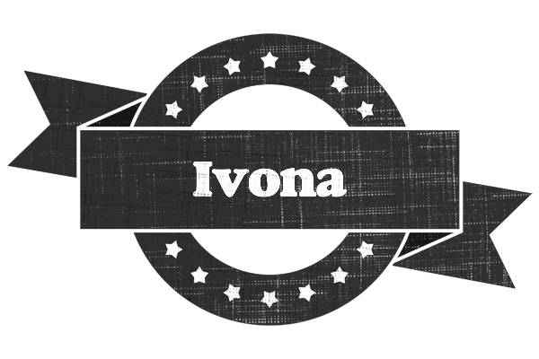 Ivona grunge logo