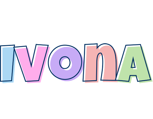 Ivona pastel logo