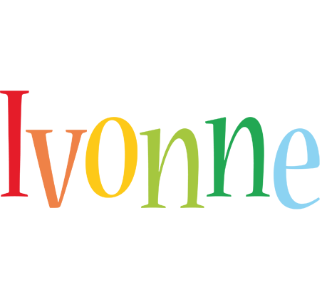 Ivonne birthday logo