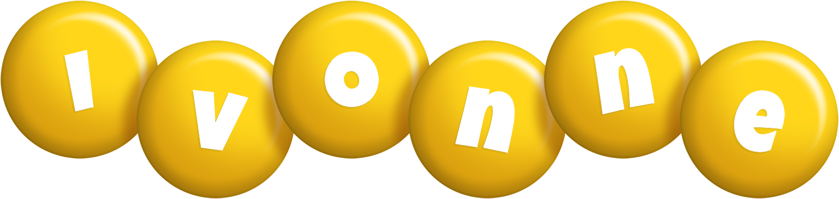 Ivonne candy-yellow logo